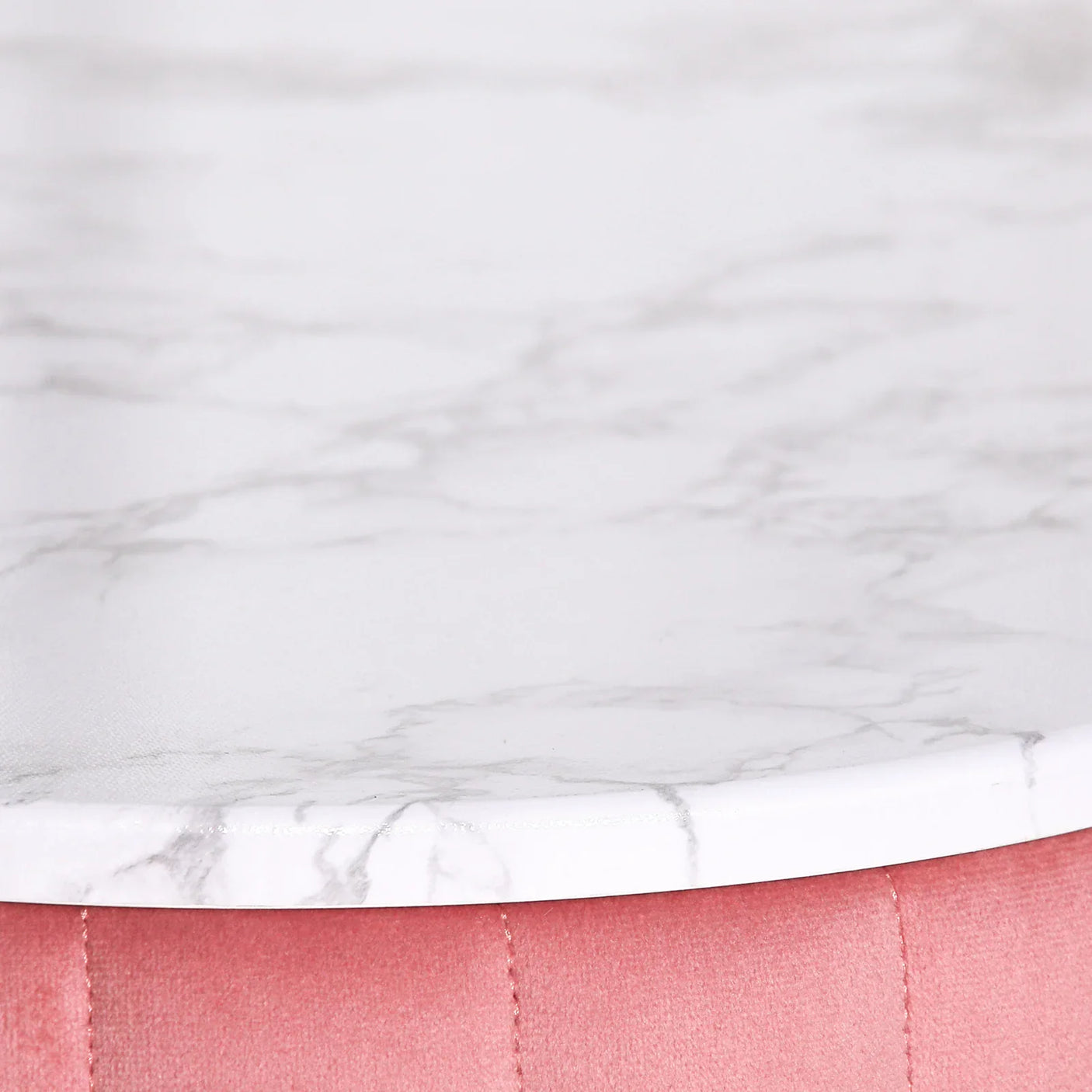 Pink Upholstered Dressing Table