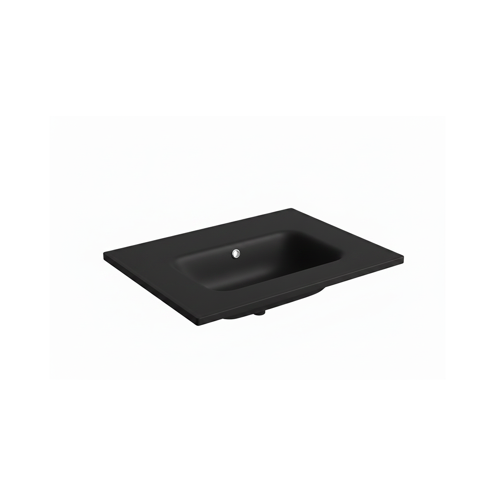 Basin top in black color