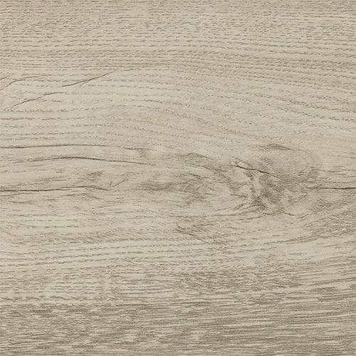 Arctic oak wood texture laminate flooring closeup in light grey wood grain finish