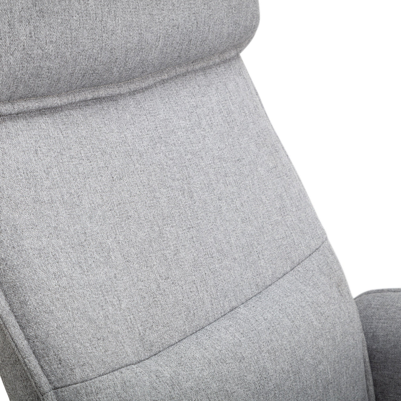 Aria Recliner and Stool - Grey - ARI001