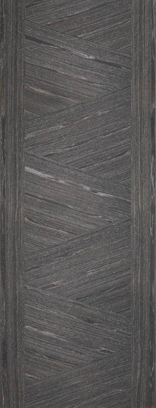 Ash grey wooden table top with diagonal grain pattern, rectangular shape