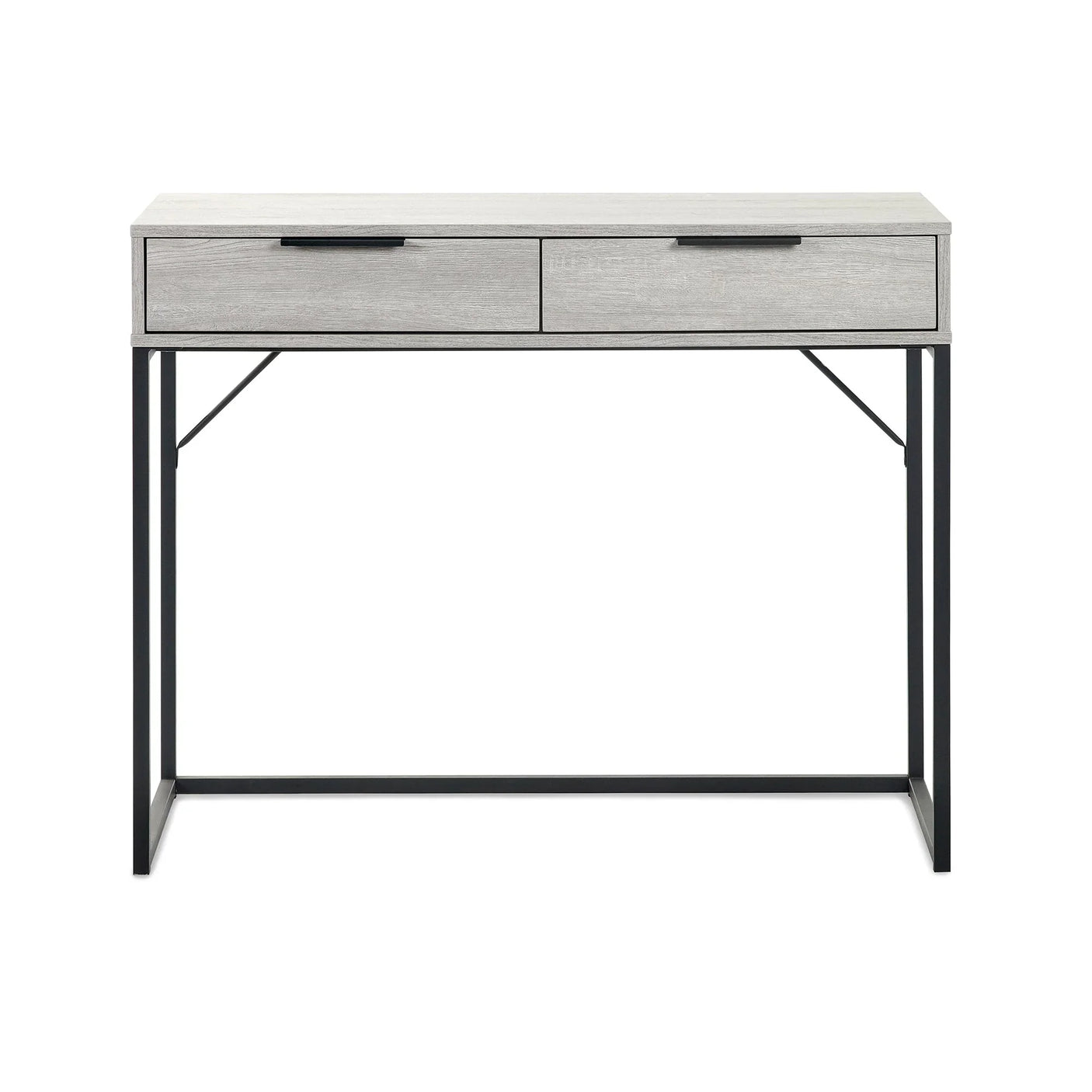 Bali 2 Drawer Dressing Table/Desk - Grey - BAL105