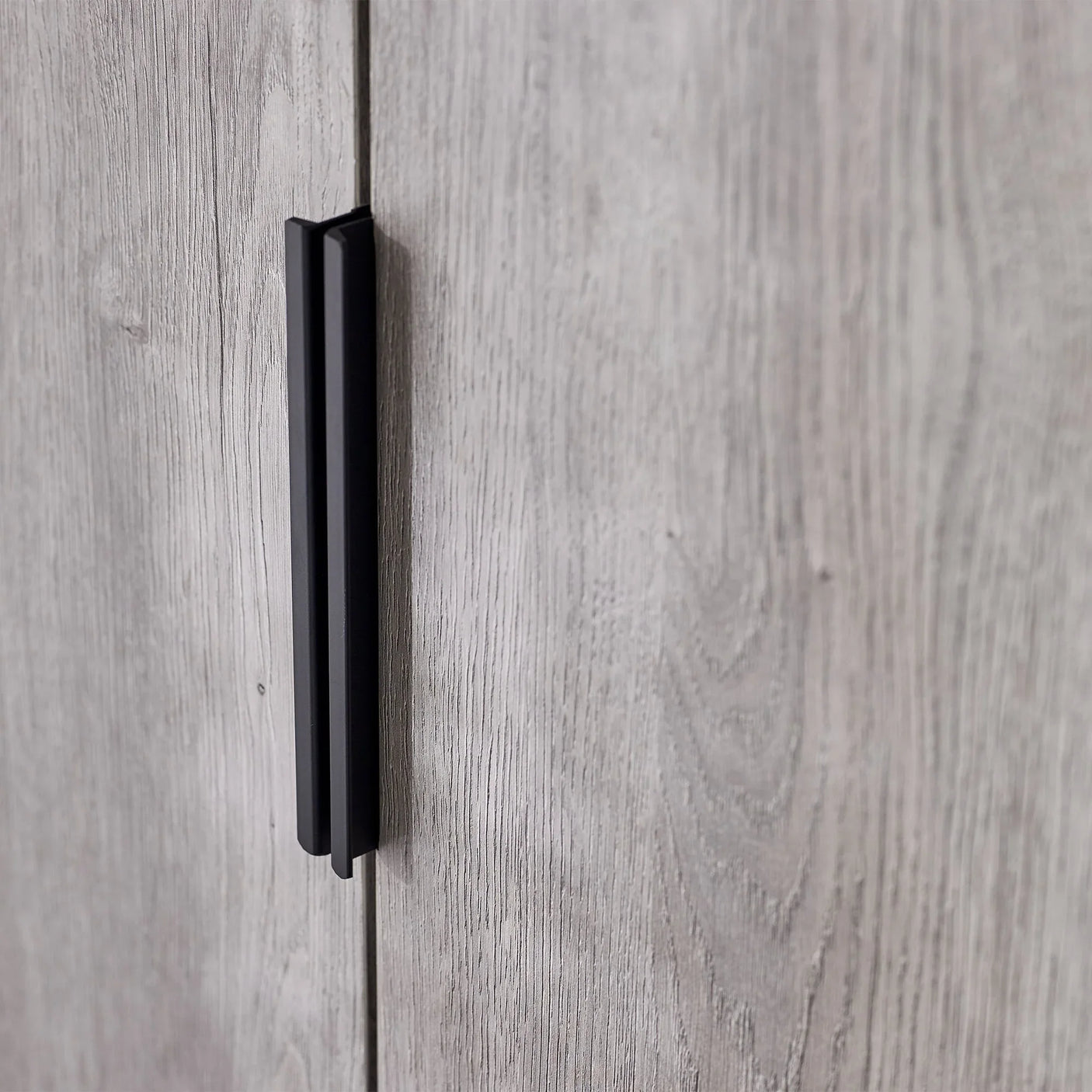 Bali 2 Door 1 Drawer Wardrobe - Grey - BAL106