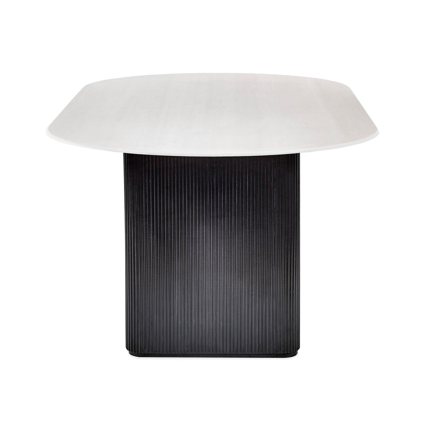 Bolivia Oval Dining Table - White - BOL002