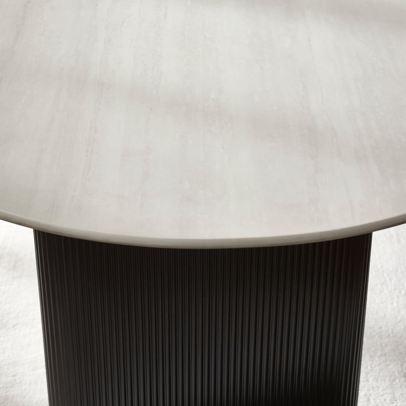 Bolivia Oval Dining Table - White - BOL002