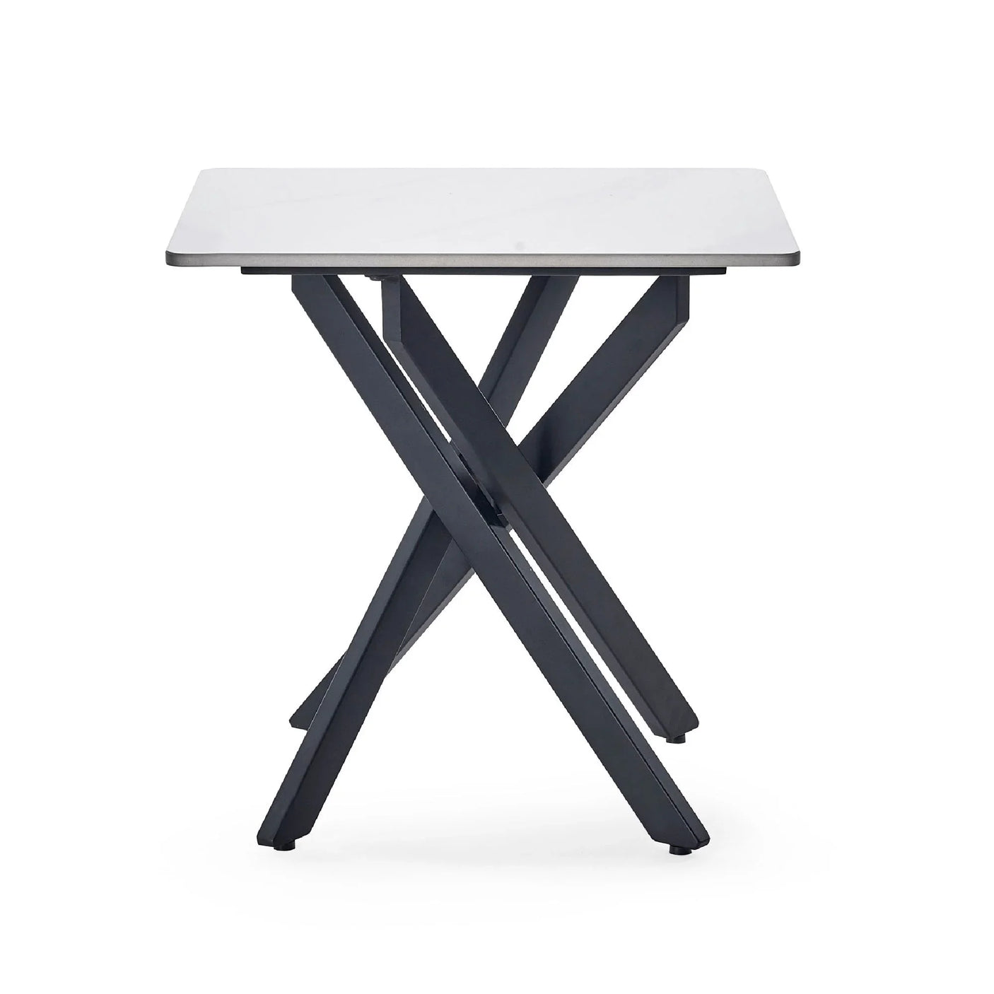 Bradley Side Table - White - BRA003