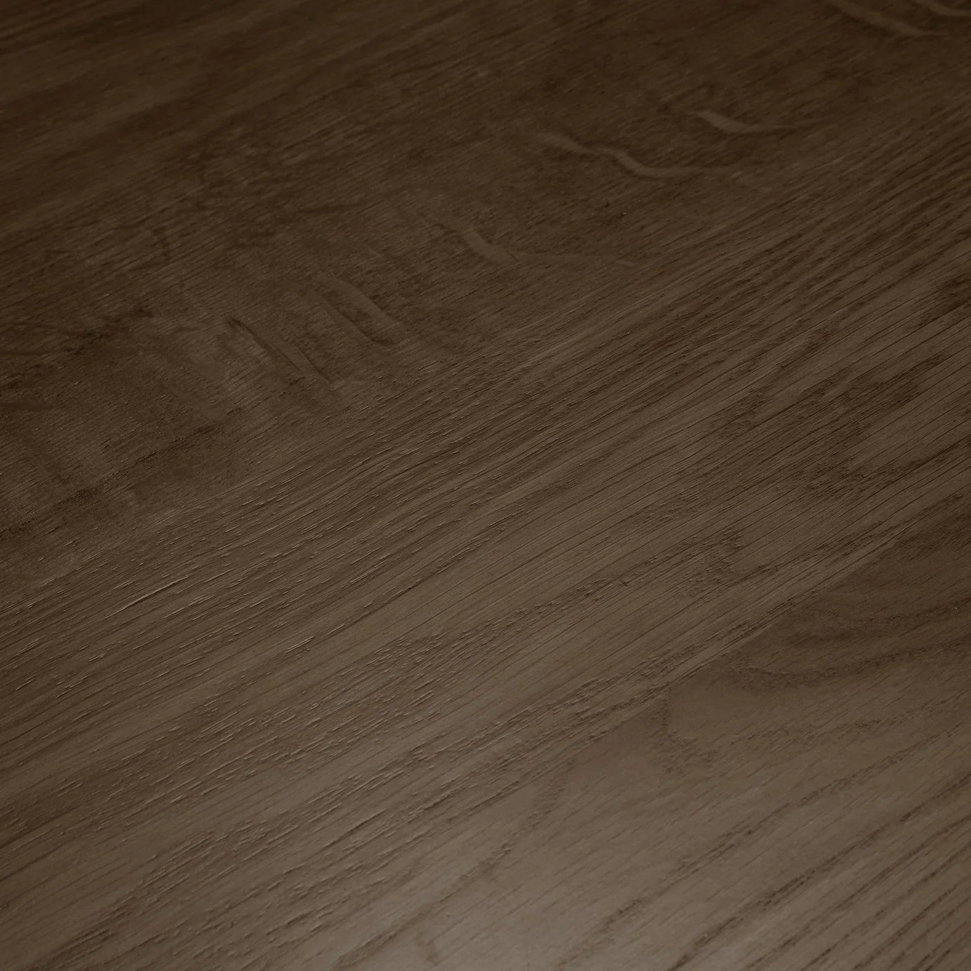 Dark oak coffee table surface showing natural wood grain detail