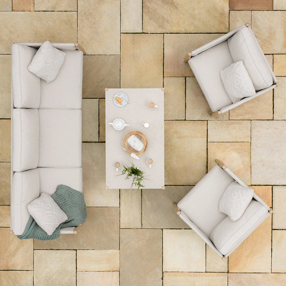 Burford 3 Seat Garden Sofa Set