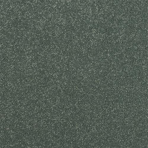 Basil green carpet flooring sample with textured surface and soft pile finish