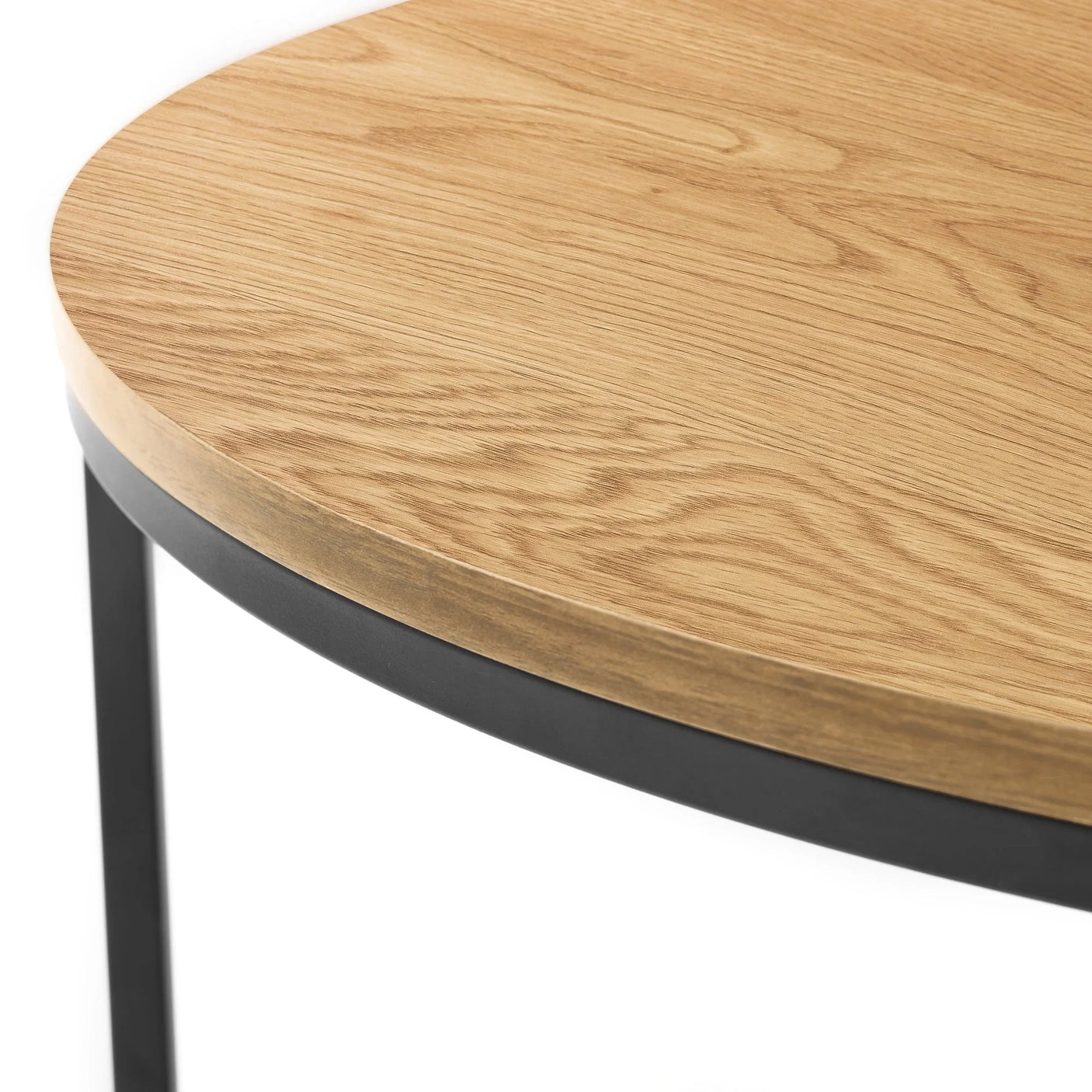 Bellini Round Nesting Coffee Table - Dark Brown - BEL101