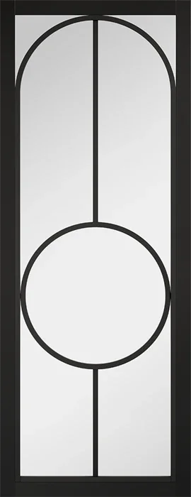 Black Bowery Clear Glazed - Black - 1981 x 762 (30") x 35mm