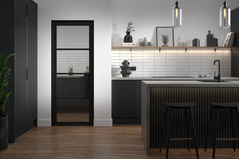 Black Chelsea Glazed 4L Clear LifeStyle - Standard - 1981 x 686 (27") x 35mm