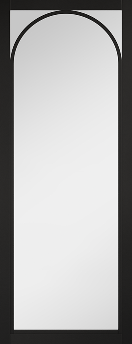 Black Melrose Clear Glazed - Standard - 1981 x 762 (30") x 35mm