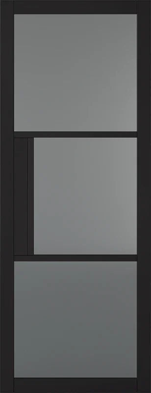 Black Tribeca Glazed 3L Tinted - Standard - 1981 x 762 (30") x 35mm