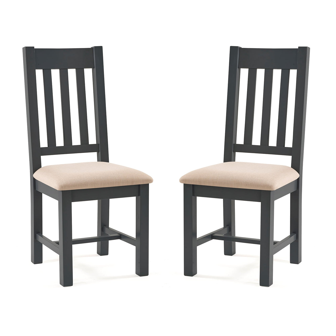 Bordeaux Dining Chair (Set of 2) - Dark Grey - BOR103