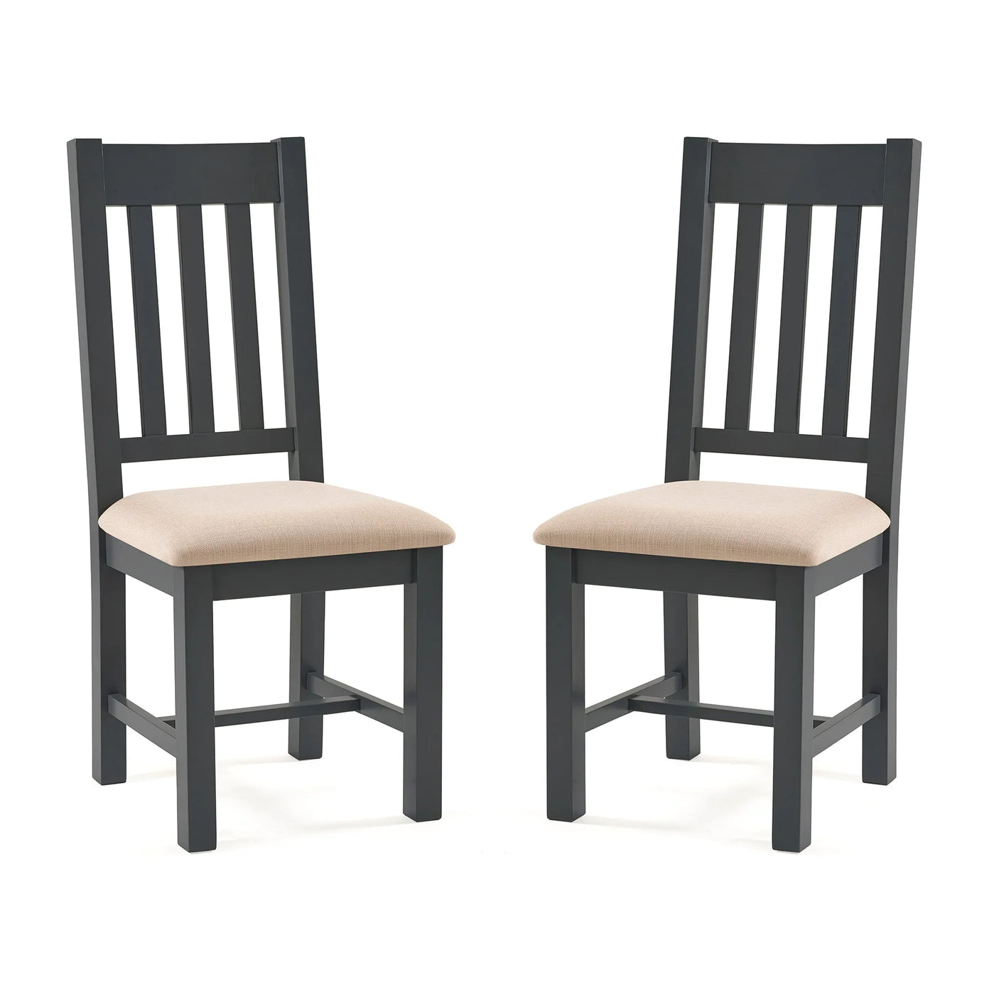Bordeaux Dining Chair (Set of 2) - Dark Grey - BOR103