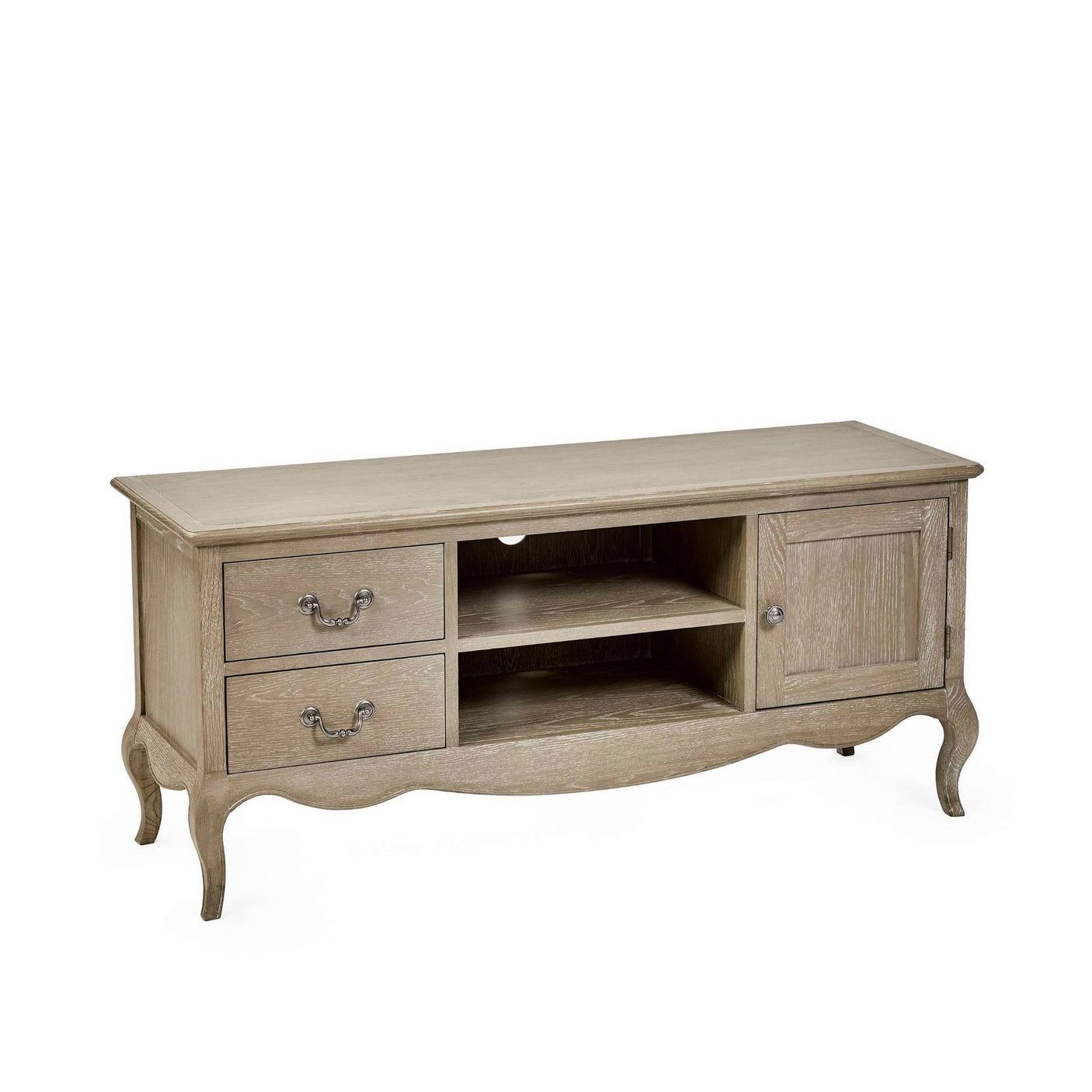 Camille French Style TV Unit Limed Oak