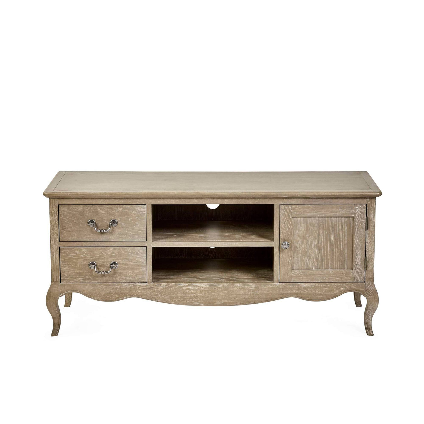 Camille French Style TV Unit Limed Oak