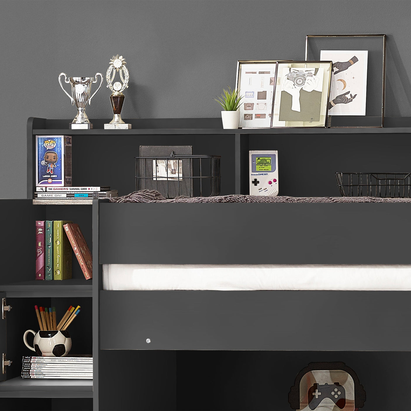 Camelot Staircase Bunk - White - CAM810