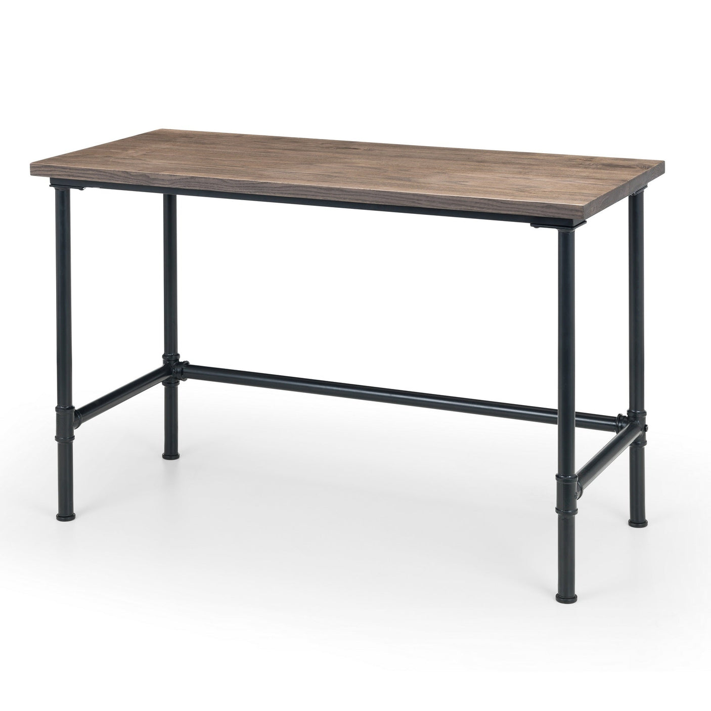 Carnegie Pipe Desk - Dark Brown - CAR501