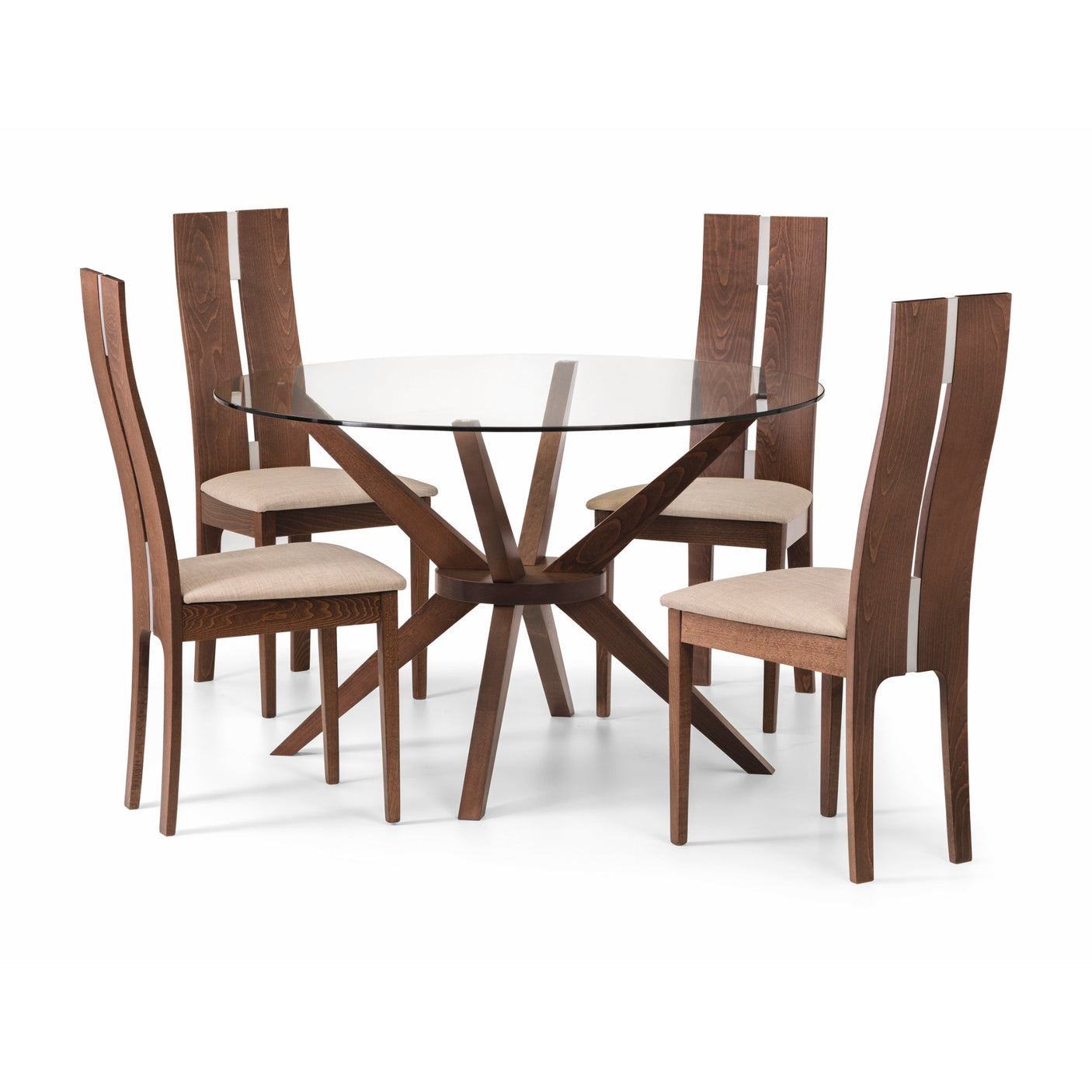 Cayman Dining Chair (Set of 2) - Dark Brown - CAY802