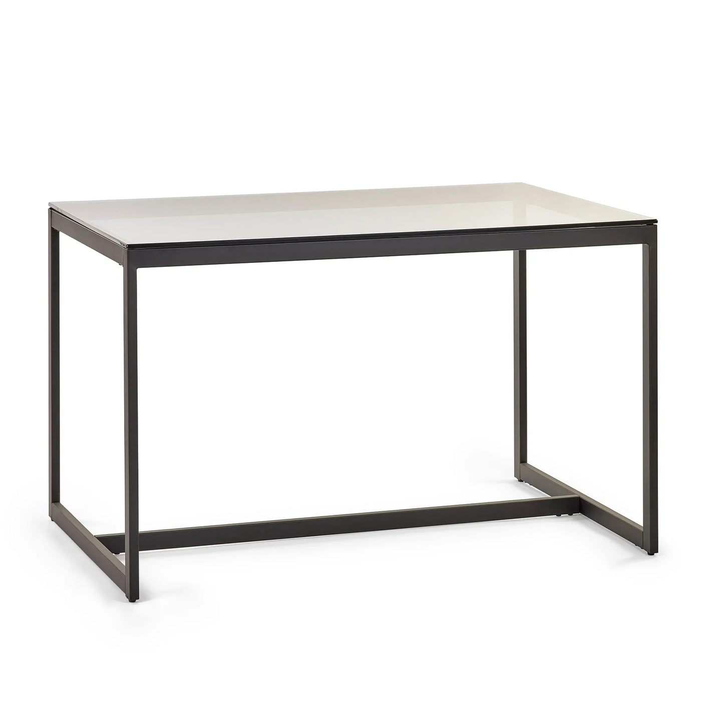 Chicago Dining Table - Glass and Black - CHI015