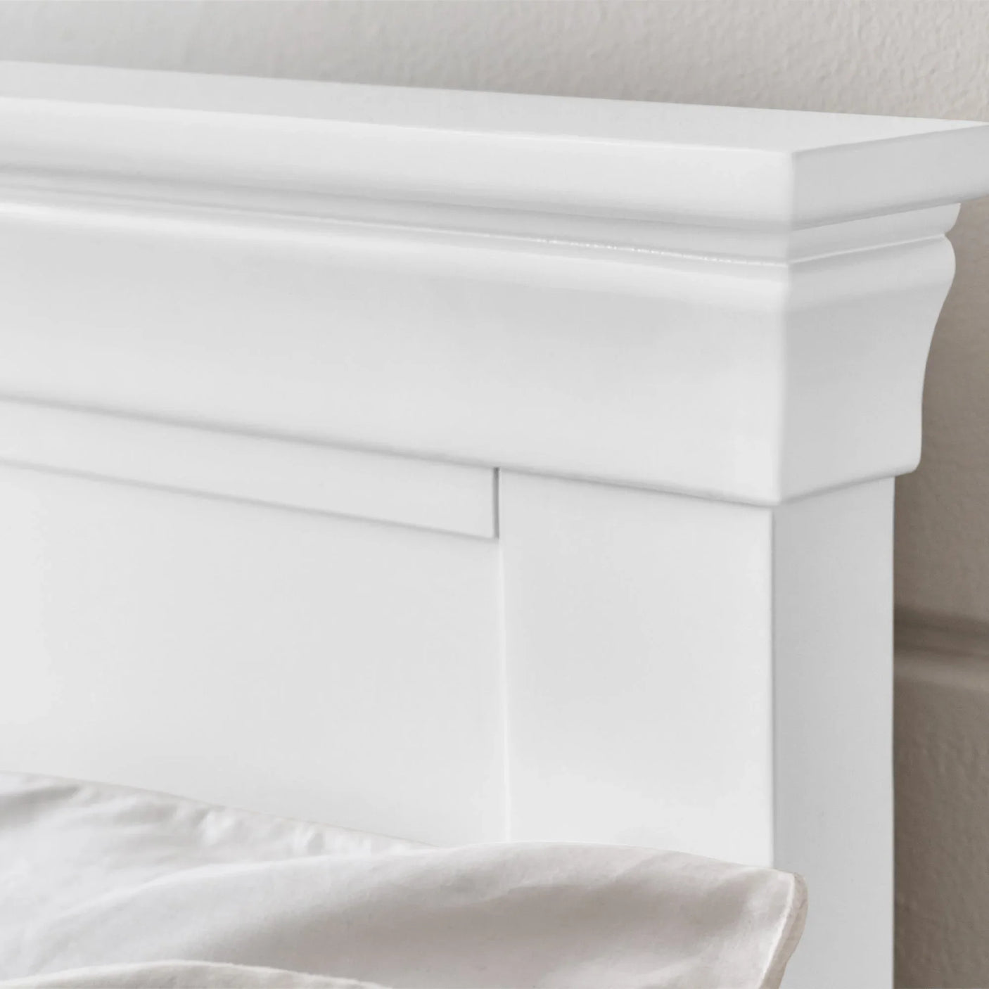 Clermont Bed - Light Grey / Double - CLE305