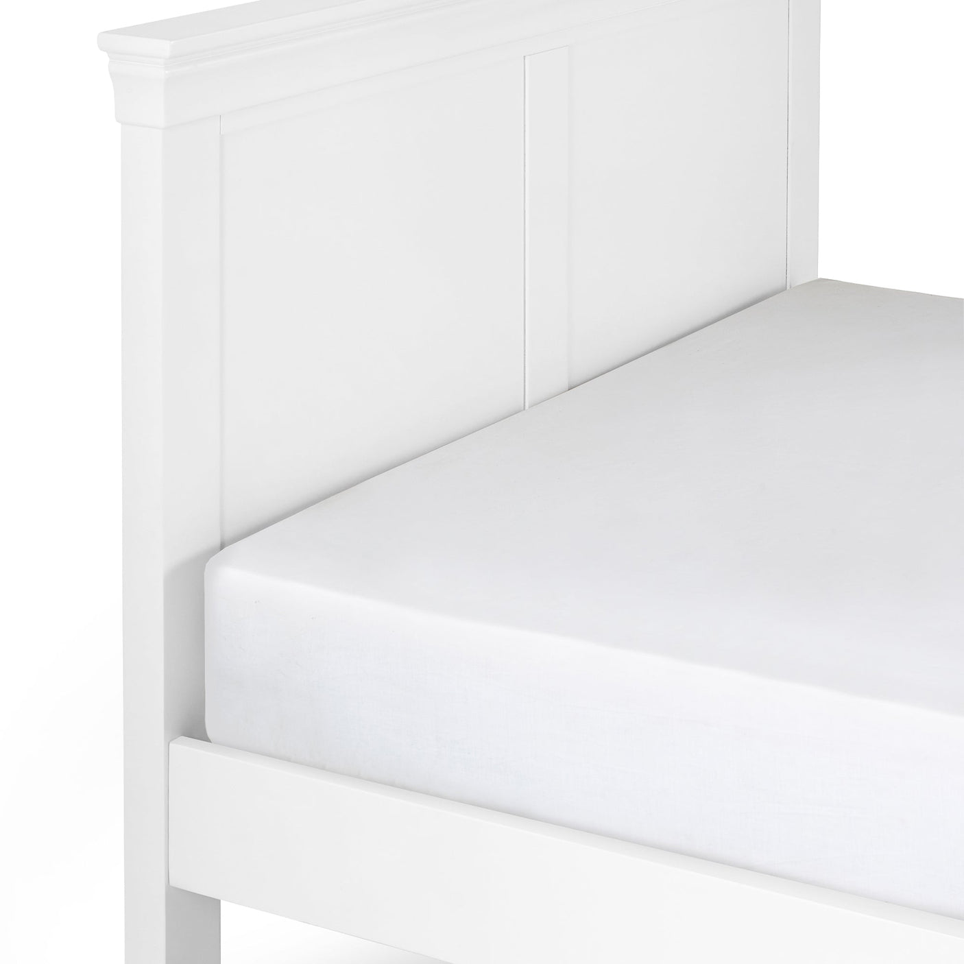 Clermont Bed - White / Double - CLE205