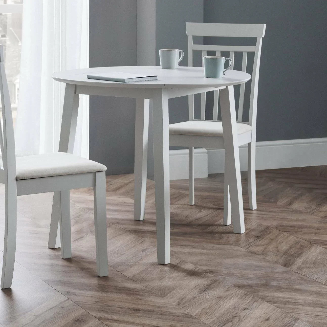 Coast Dropleaf Table - White - COA001