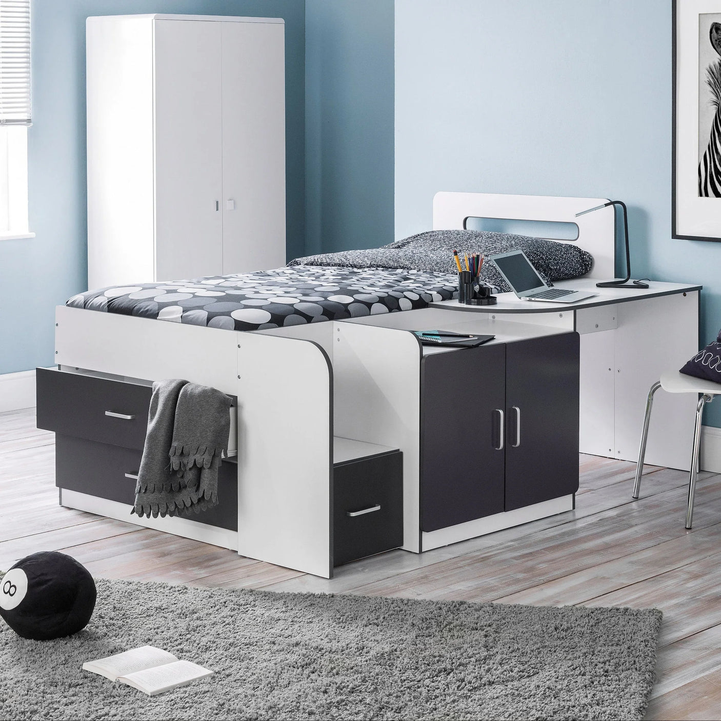 Cookie Cabin Bed - Black - COO101