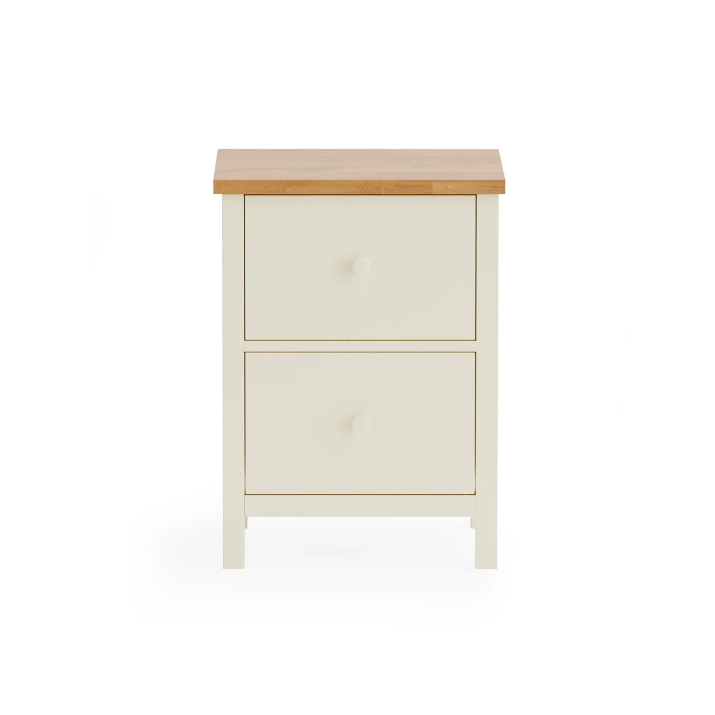 Coxmoor 2 Drawer Bedside - Light Brown - COX302
