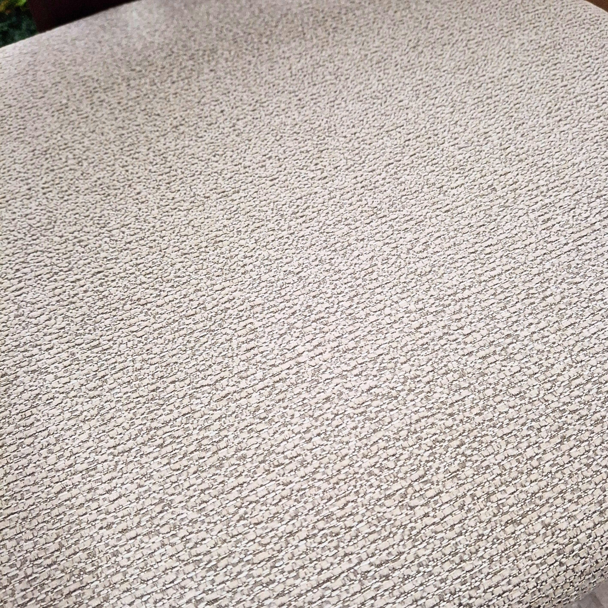 ALUXO Clara Walnut Barstool in Oatmeal Boucle