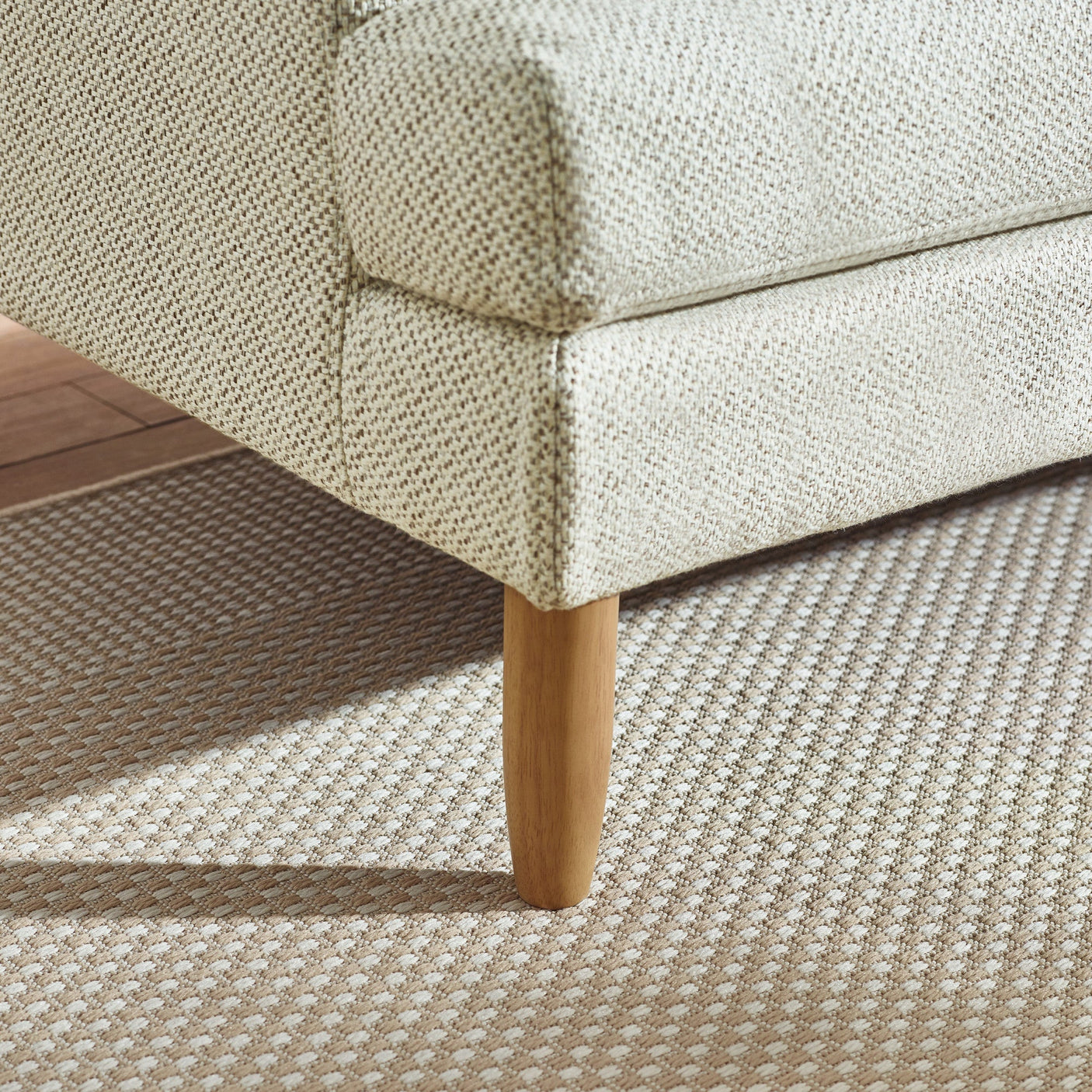 Daisy Compact 2 Seater Sofa - Beige - DAI001