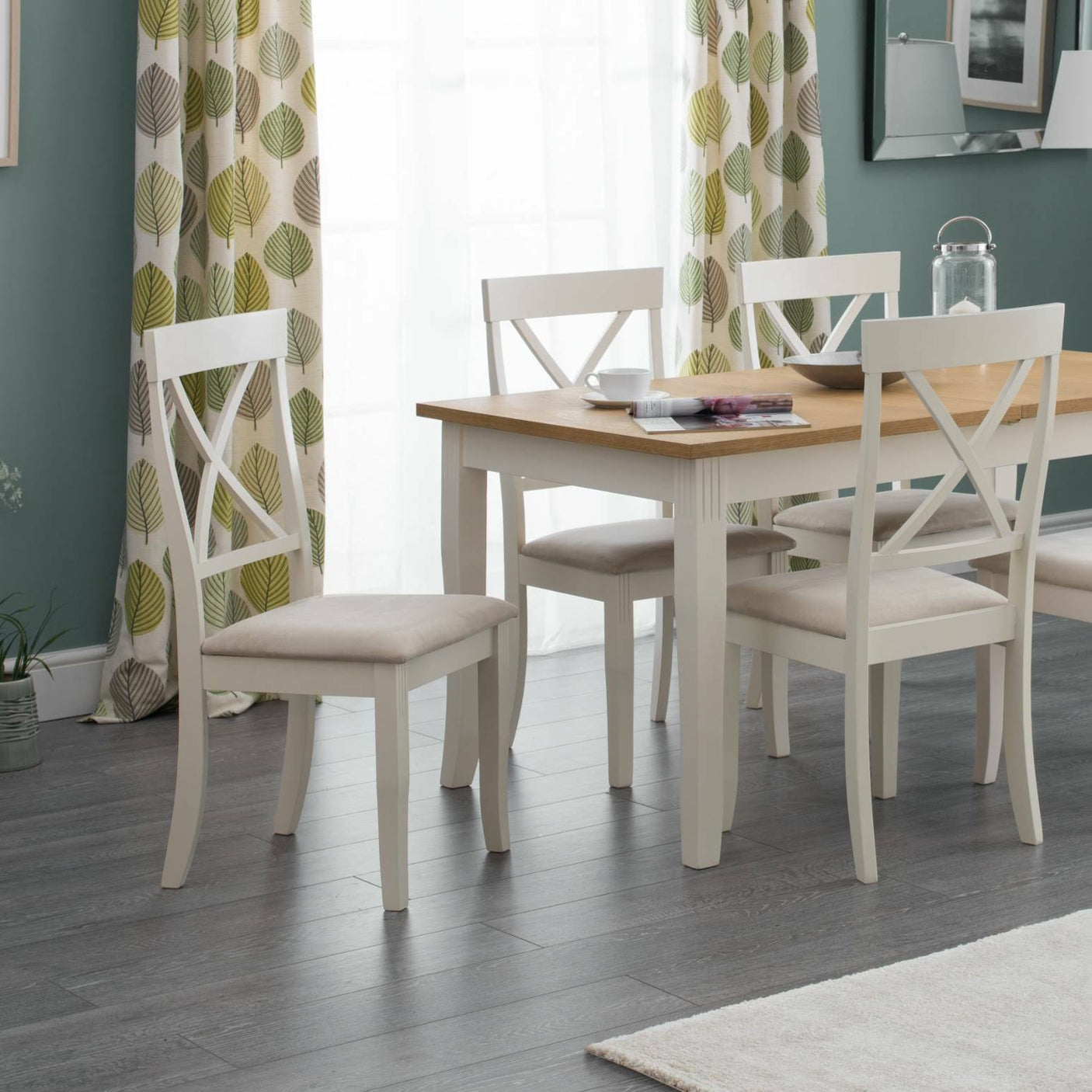 Davenport Dining Chair (Set of 2) - Grey - DAV203