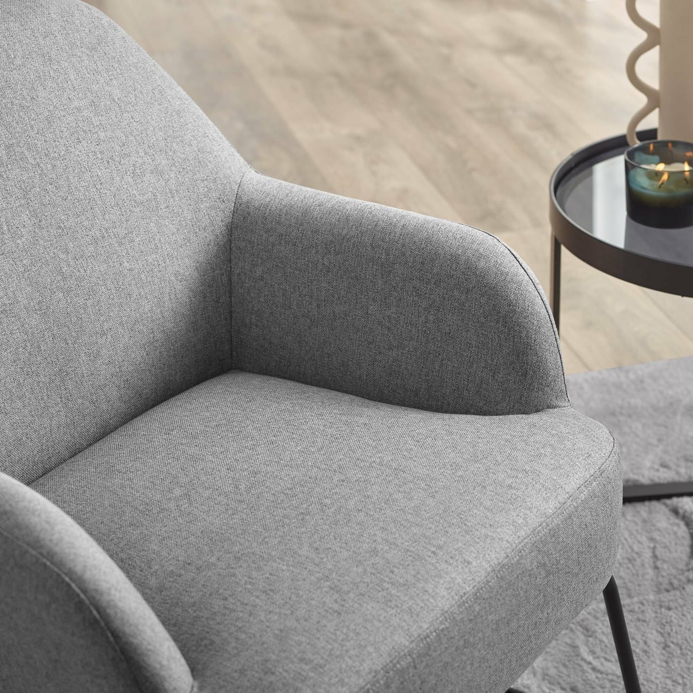 Davos Accent Chair - Grey - DAV301