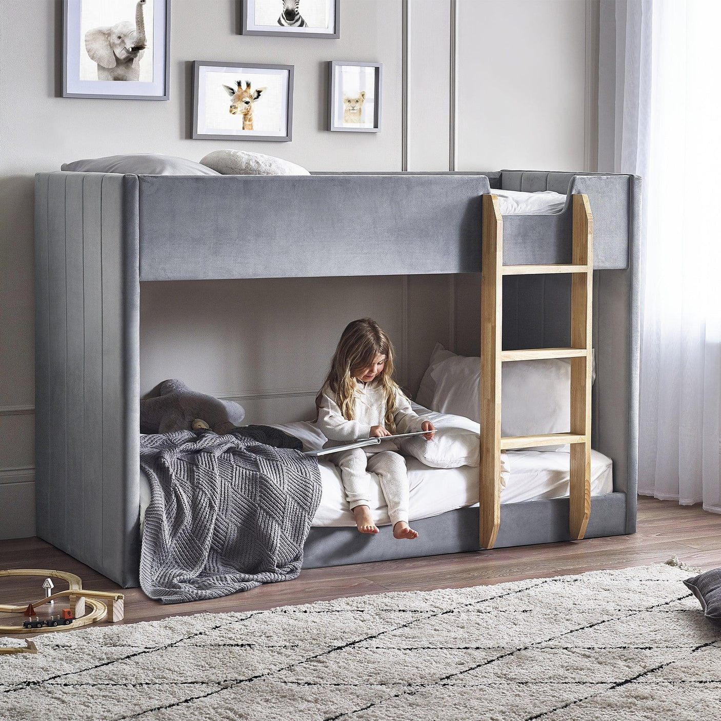 Daytona Bunk Bed - Grey - DAY001