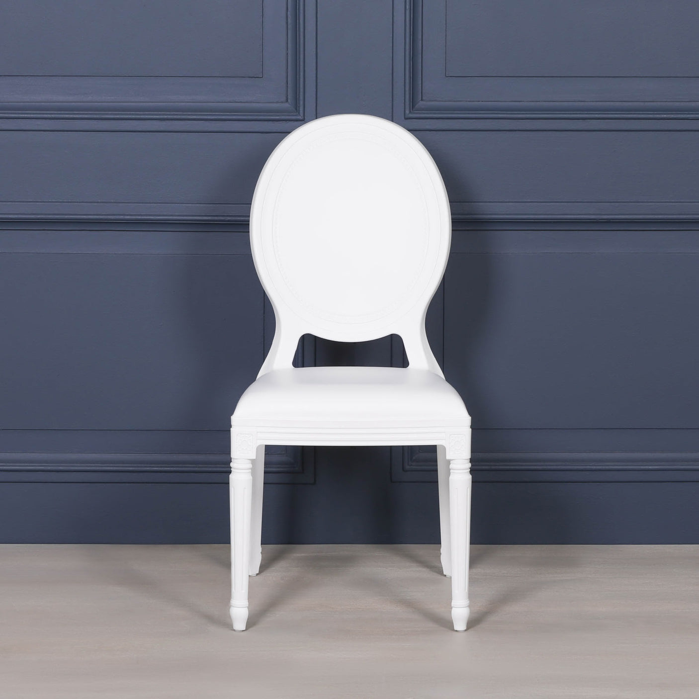 White Louis Chair