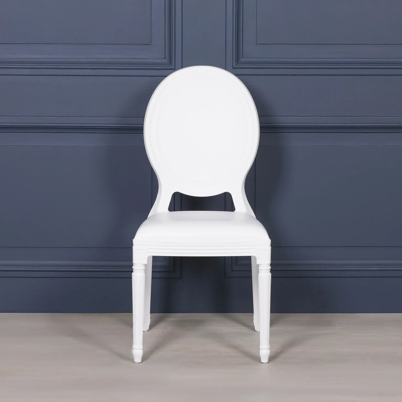 White Louis Chair