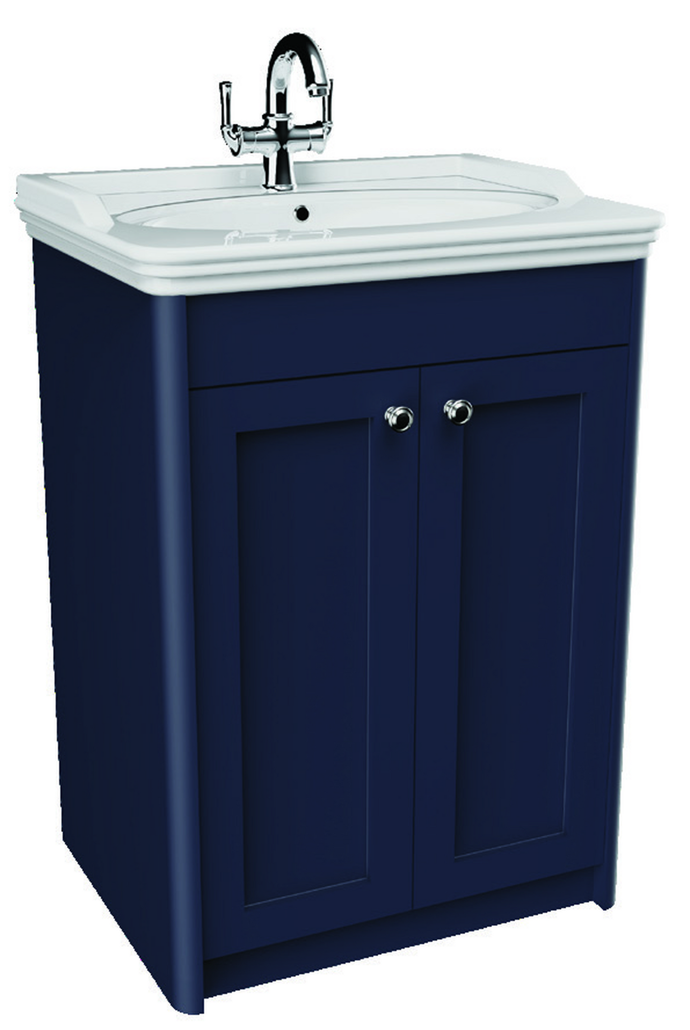 Devon 600mm 2 Door Floor Standing Unit Midnight Blue