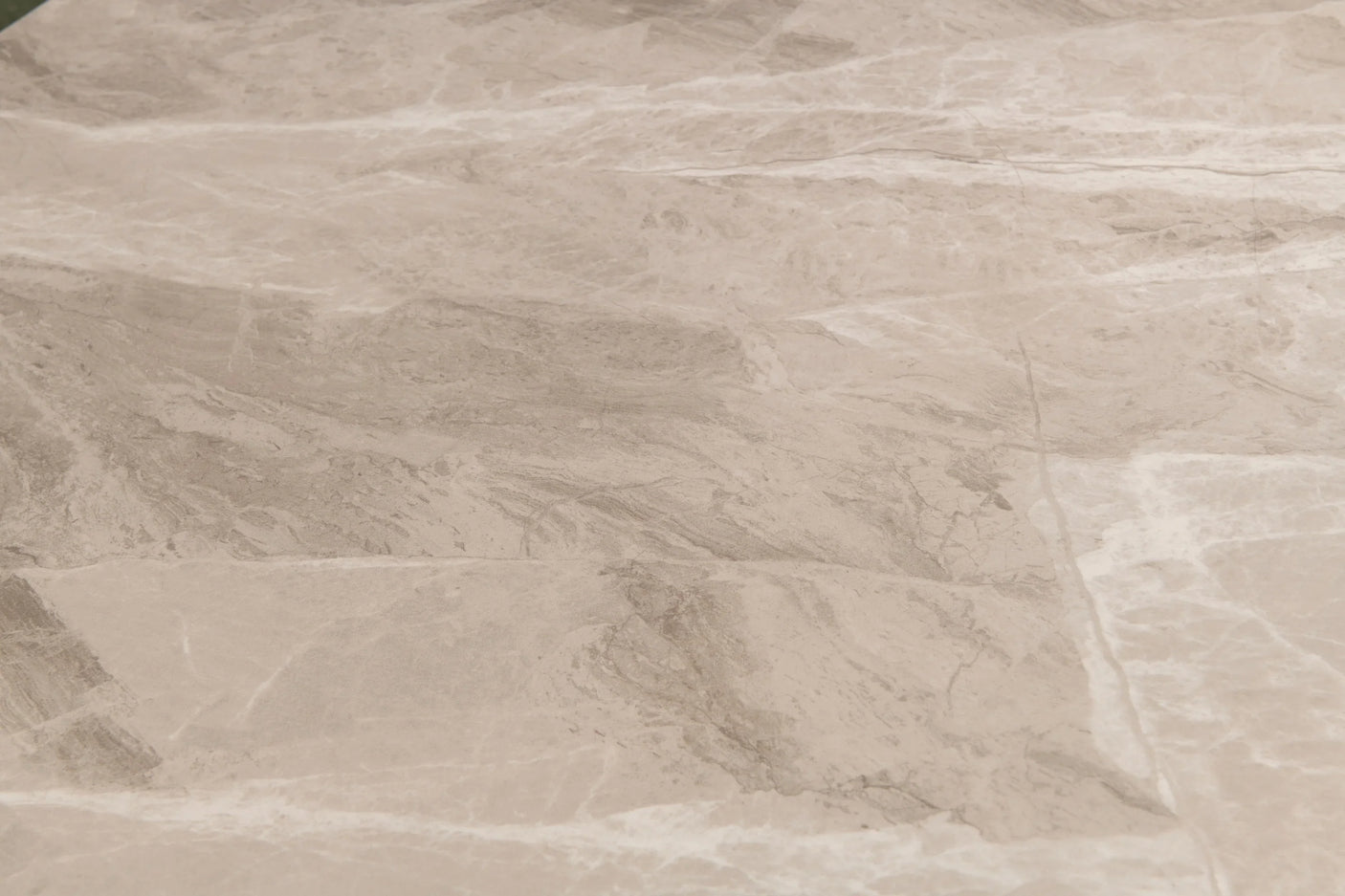 1.4m Marble Grey Dining Table with Black Legs - Stylish Modern Design