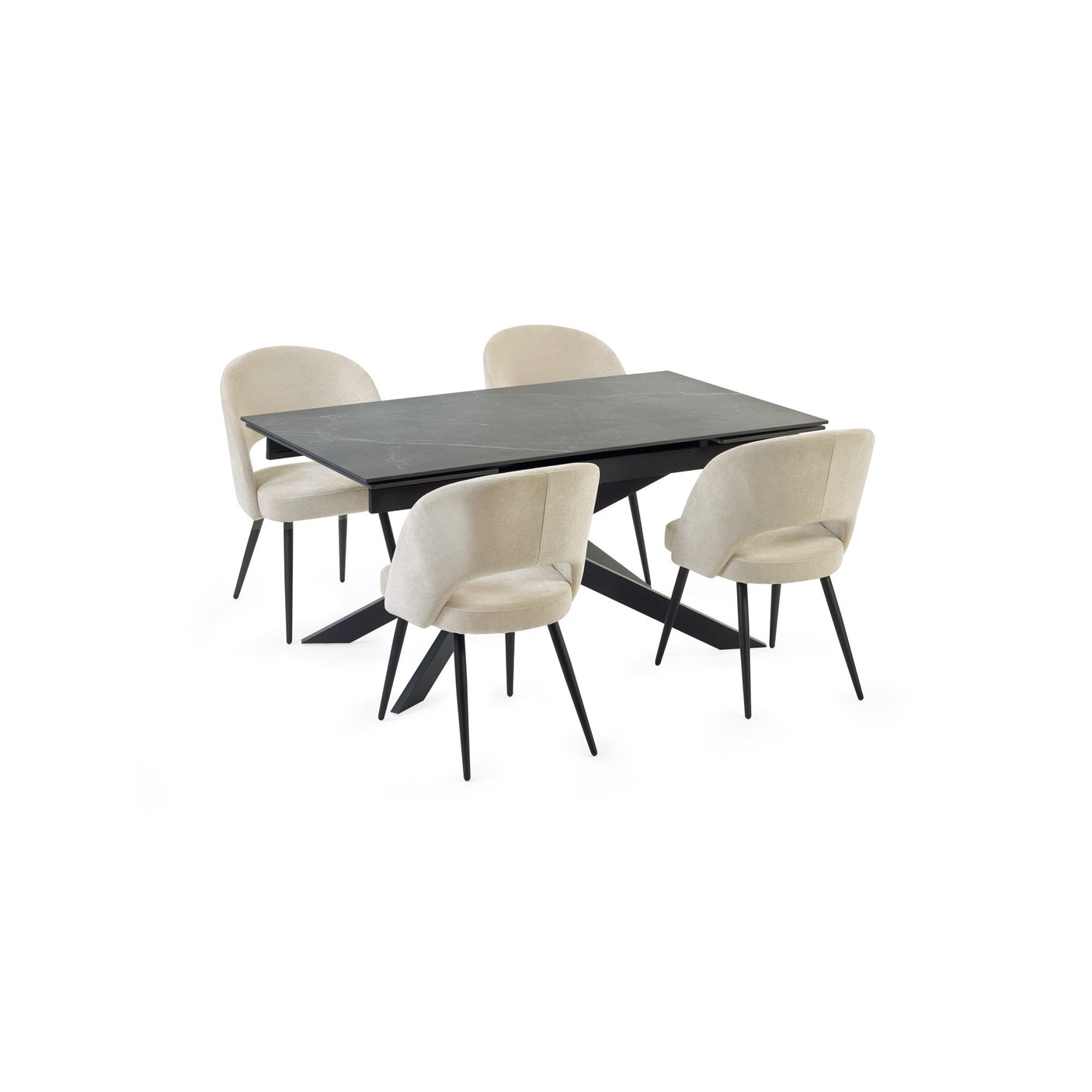 Ella Dining Chair (Set of 2) - Beige - ELL011