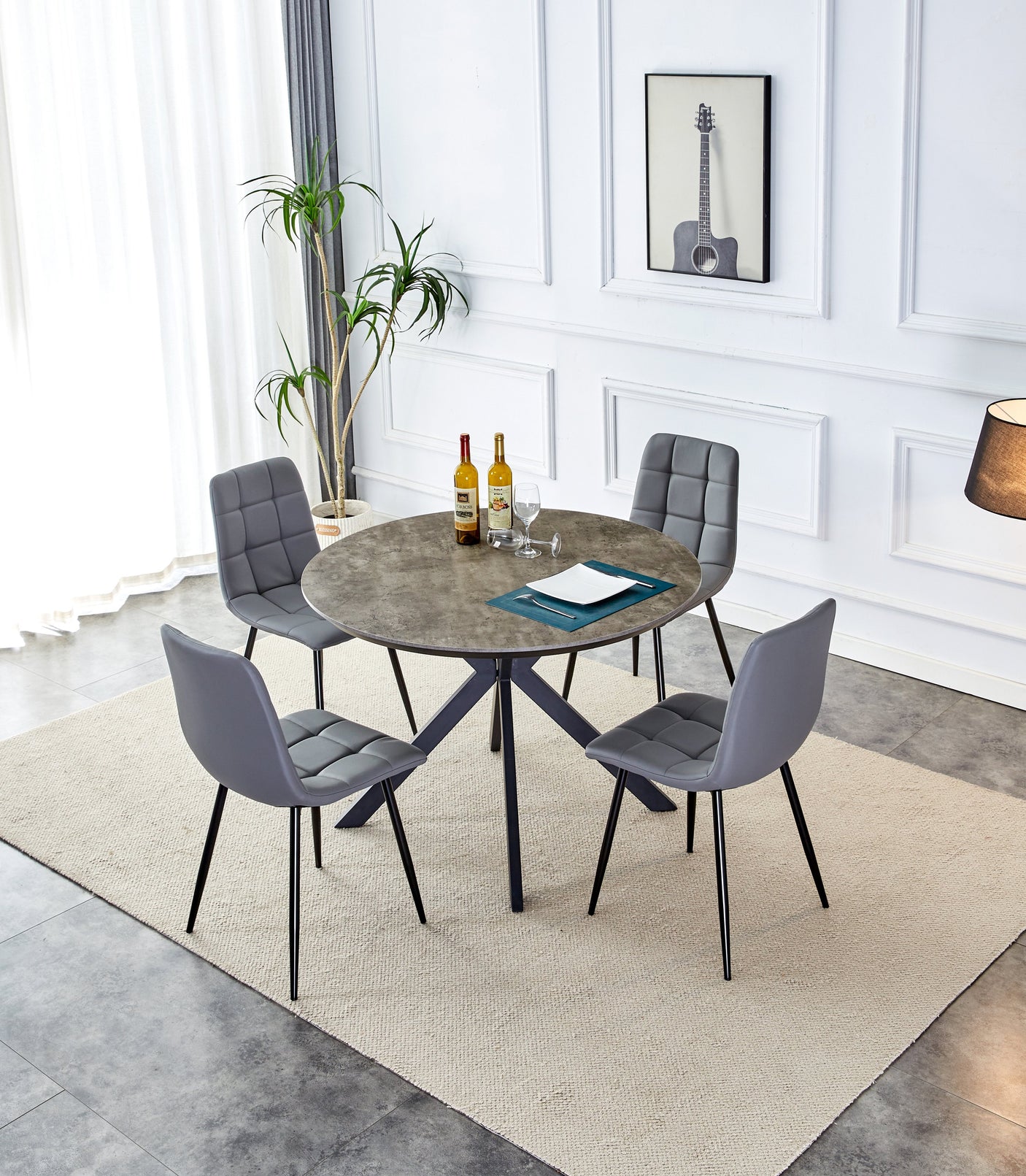 Erik Round Table Grey