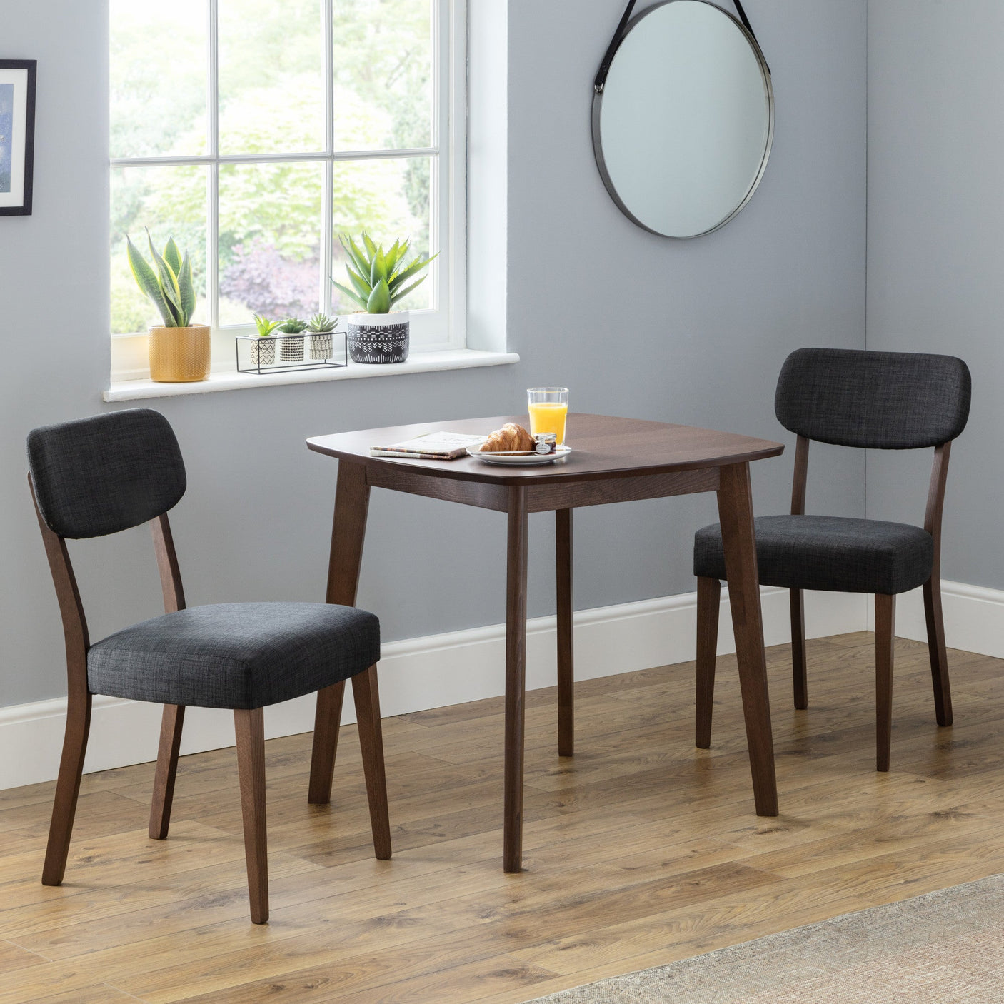 Farringdon Dining Chair (Set of 2) - Grey - FAR003