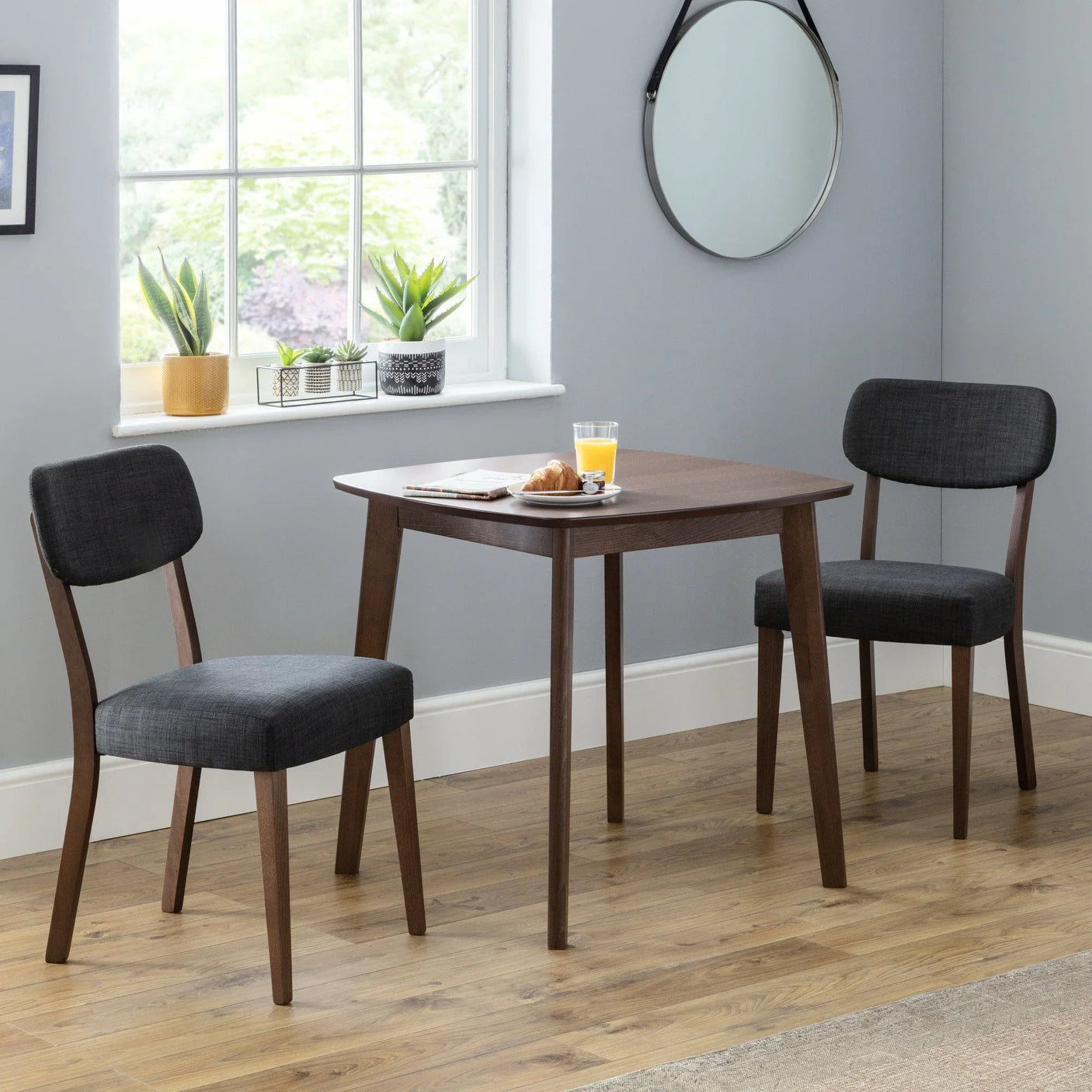 Farringdon Dining Chair (Set of 2) - Grey - FAR003