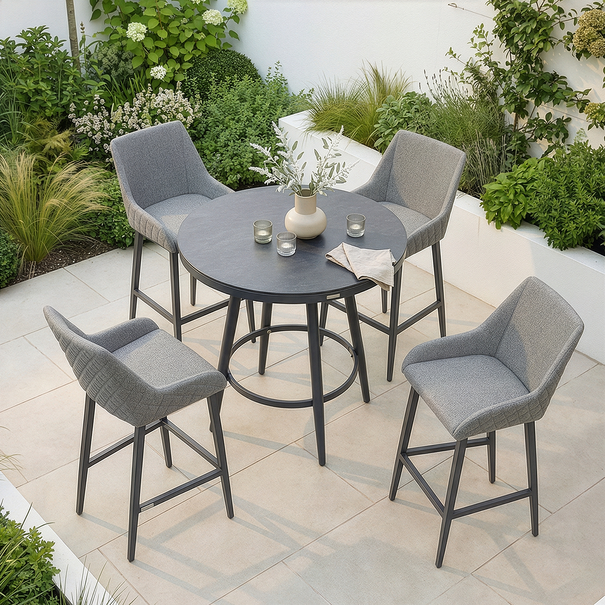 Regal 4 Seat Round Bar Set