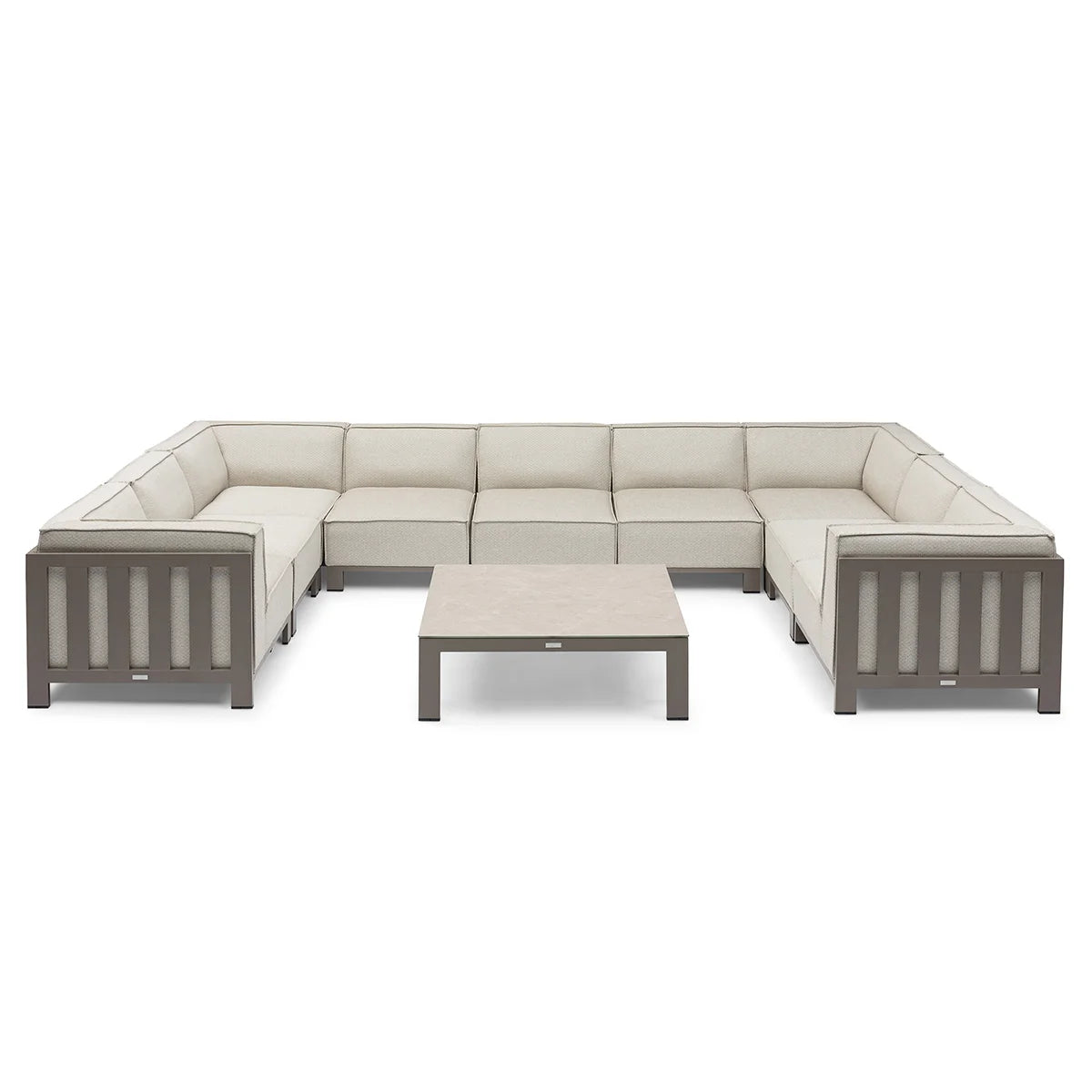 Ibiza U Shape Sofa Set With Square Table