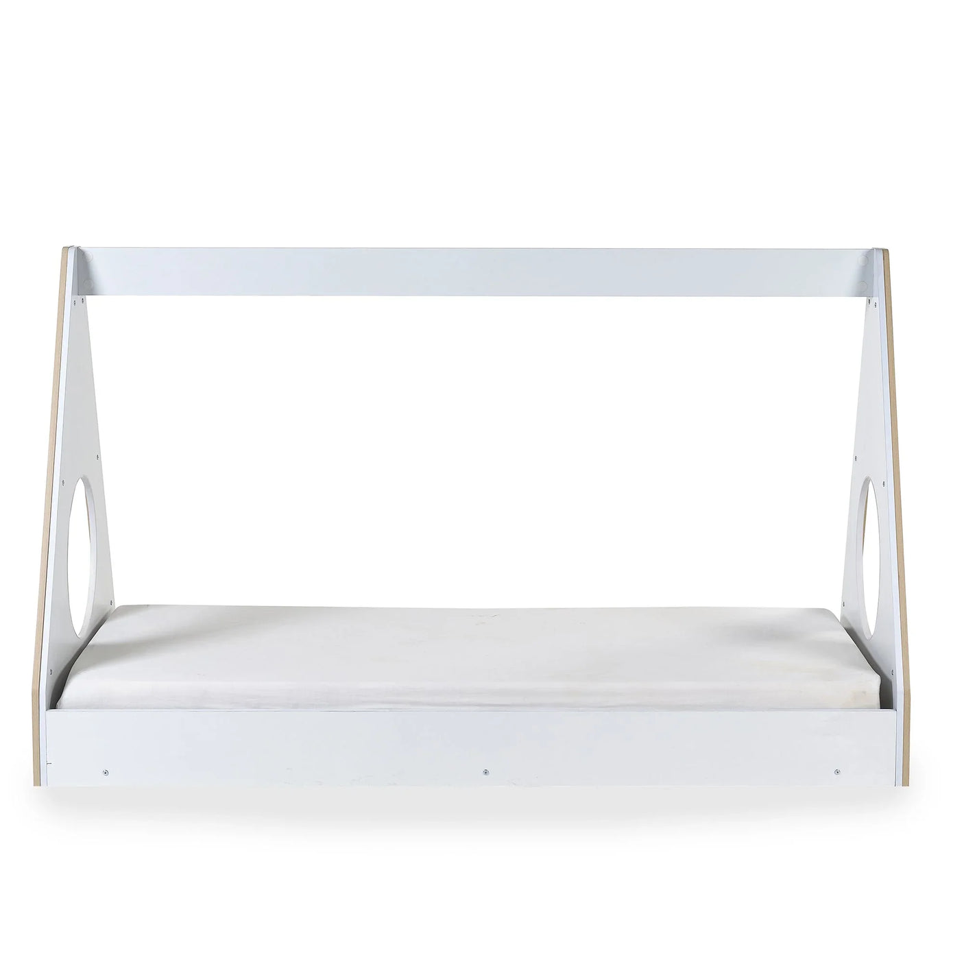 Festival Tent Bed - White and Light Brown - FES001