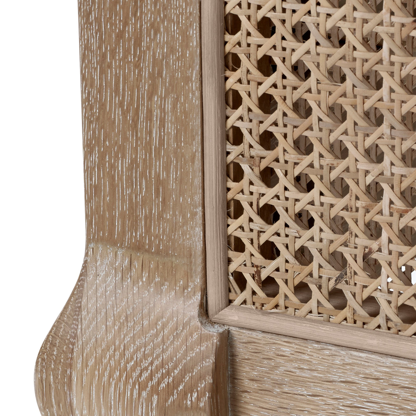 Fleur Rattan Bed - Light Brown / Double - FLE001