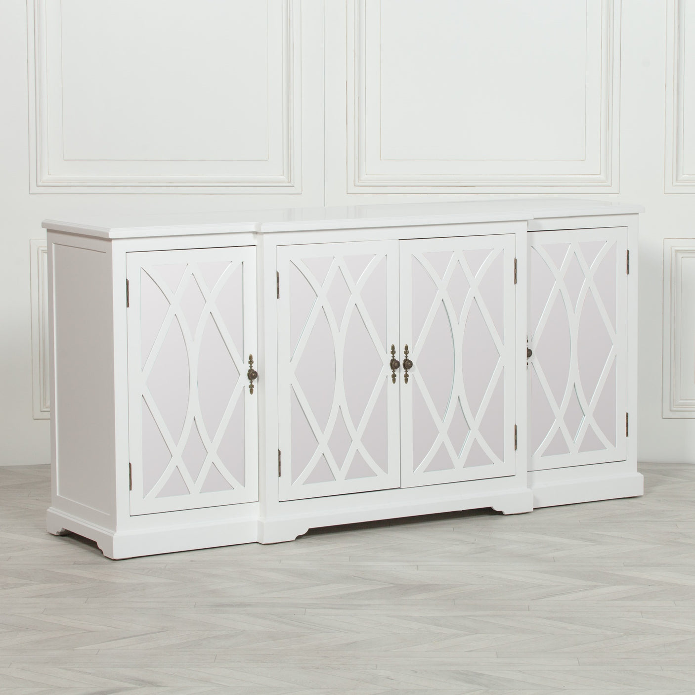 Breakfont White Mirror Front Sideboard