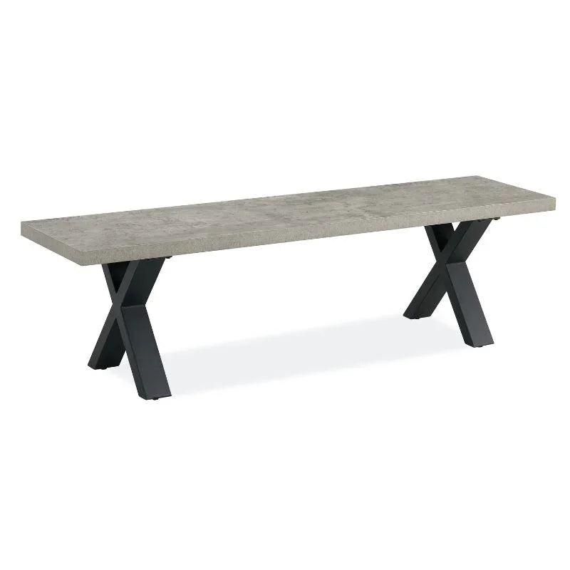 Fredrik Grey Bench